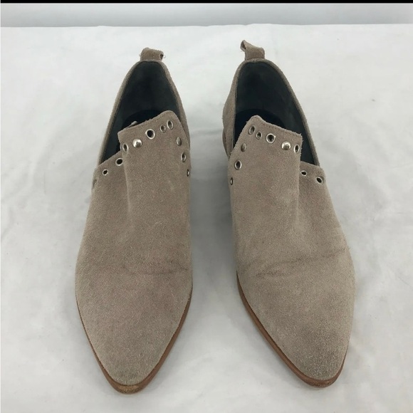 𝅺Rebecca Minkoff Suede Studded Ankle Boot sz 7.5M - Picture 4 of 8